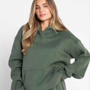 NWT Comfrt Forest Green Hoodie